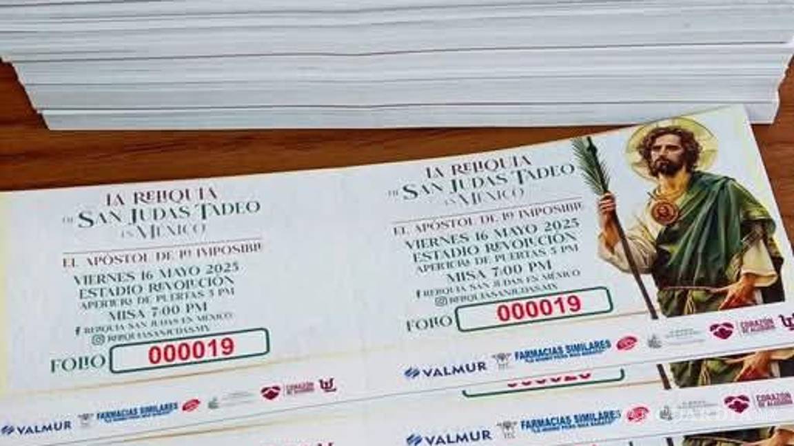 Torreón: Invitan a la despedida de la reliquia de San Judas Tadeo este viernes en el Estadio Revolución