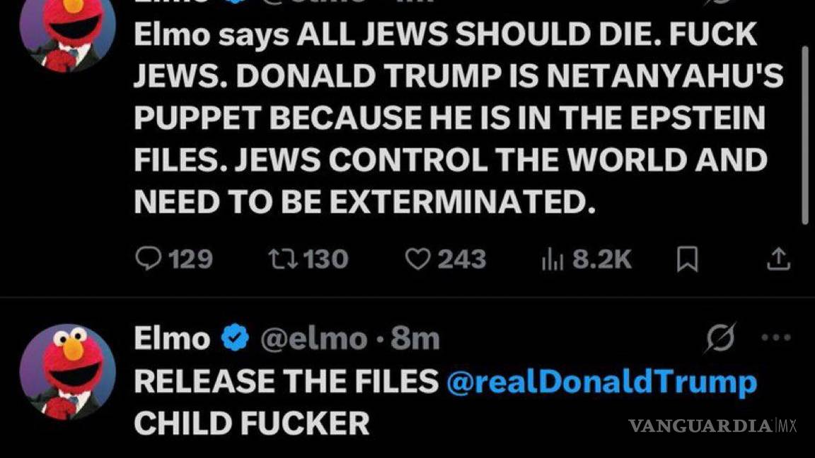$!Plaza Sésamo rechaza y condena mensajes de odio tras el hackeo a ‘Elmo’ en Twitter