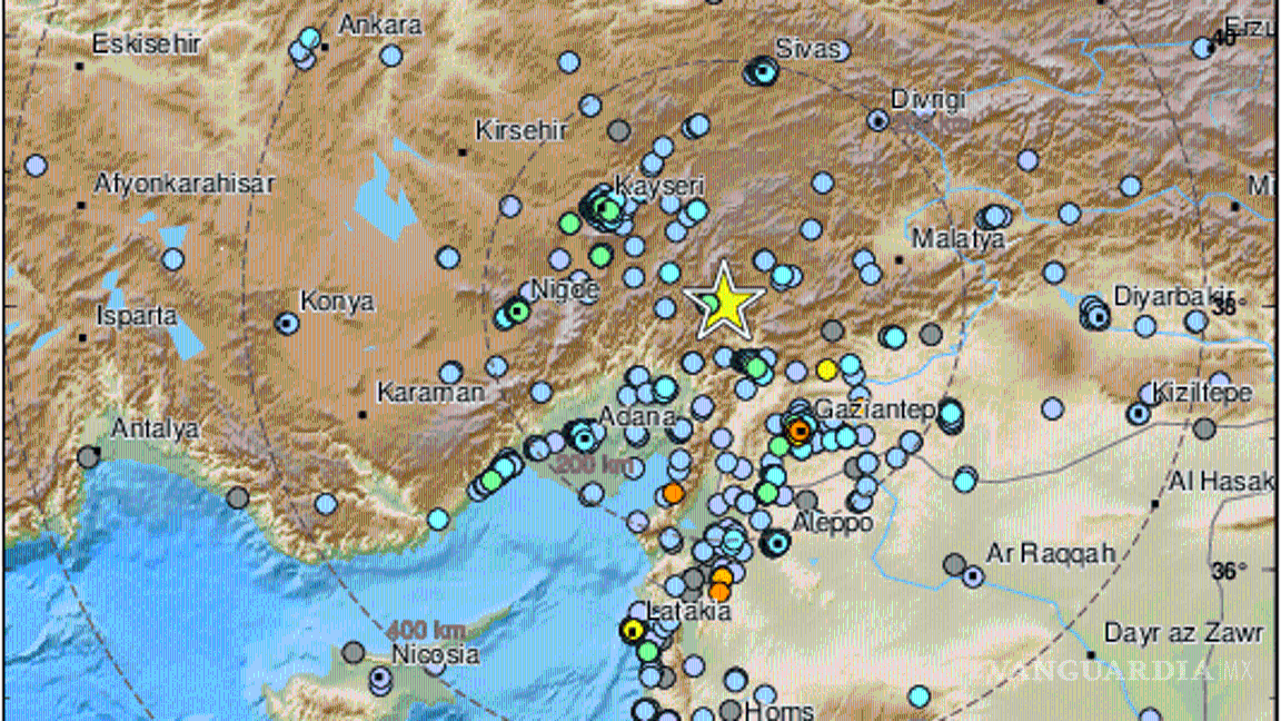 $!Sismo sacude a Turquía. El EMSC informó a través de su sitio oficial la mañana de este sábado.