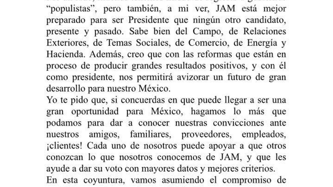$!Da Enrique Coppel espaldarazo a Meade