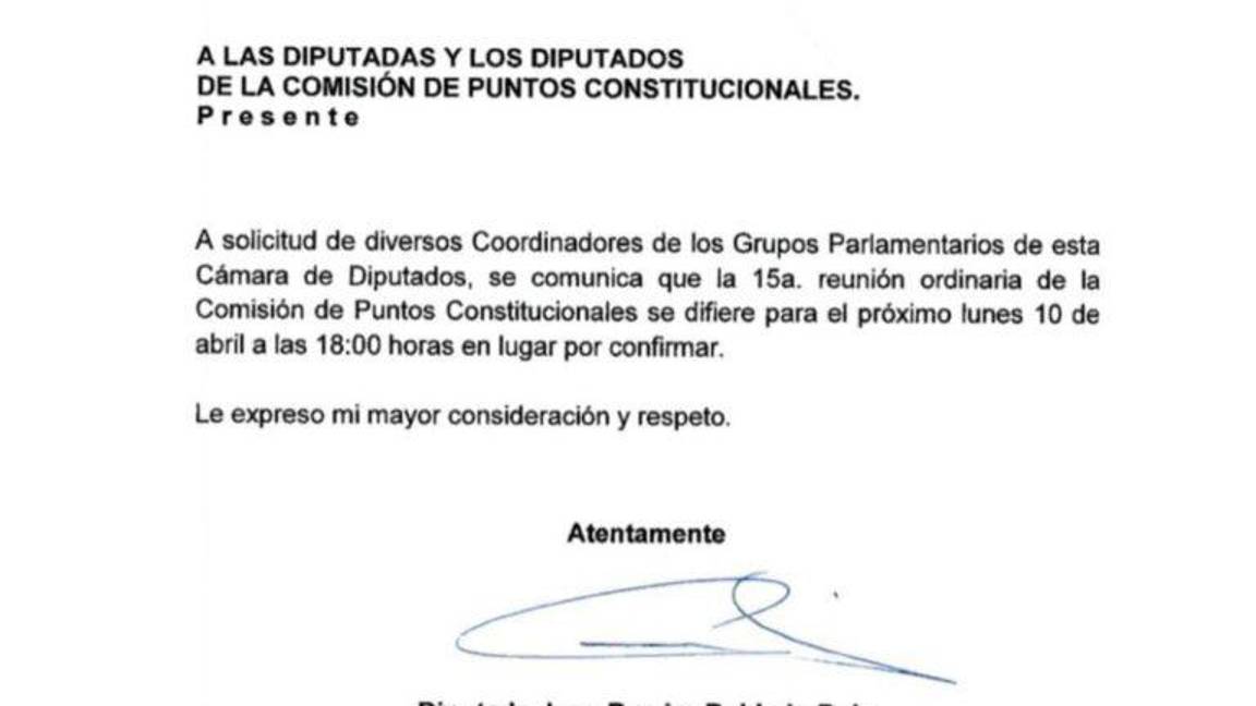 $!Posponen legisladores sesión en la que aprobarían limitar al TEPJF