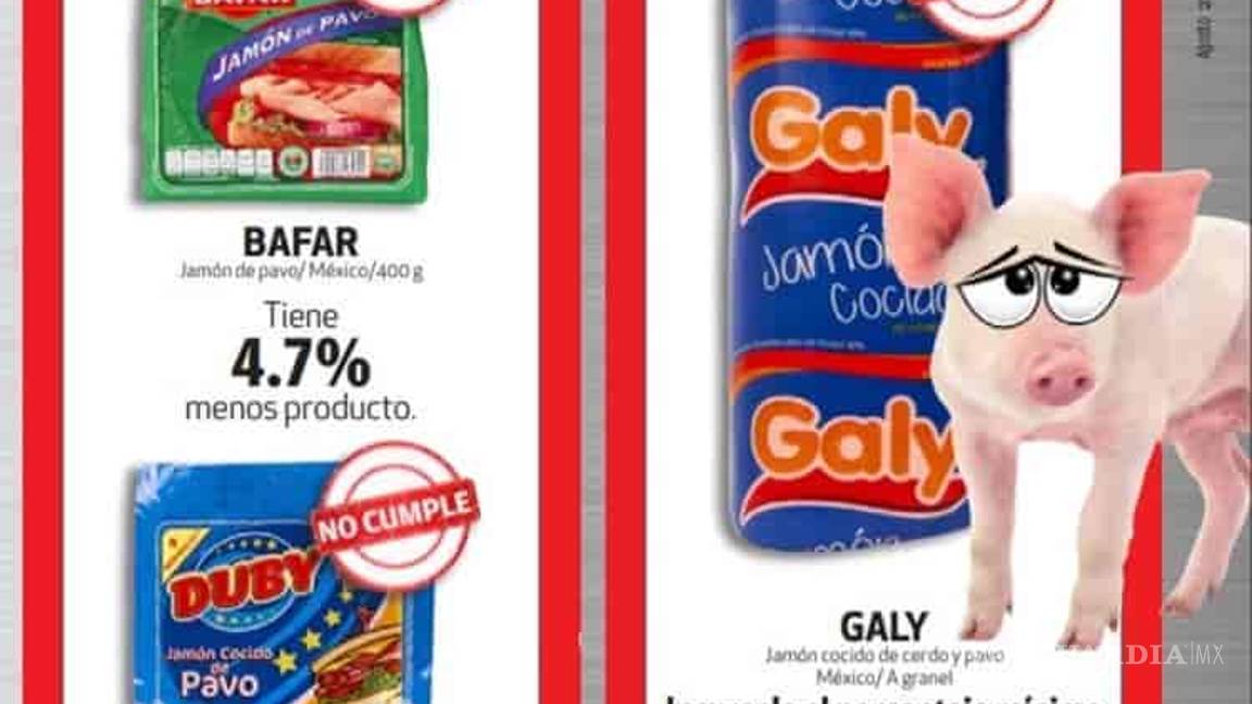 $!Jamón que no es jamón, estas marcas no dicen toda la verdad