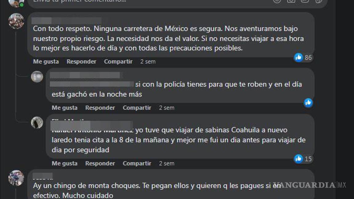 $!Usuarios se dividen en opinión sobre seguridad en carretera Saltillo-Monterrey.
