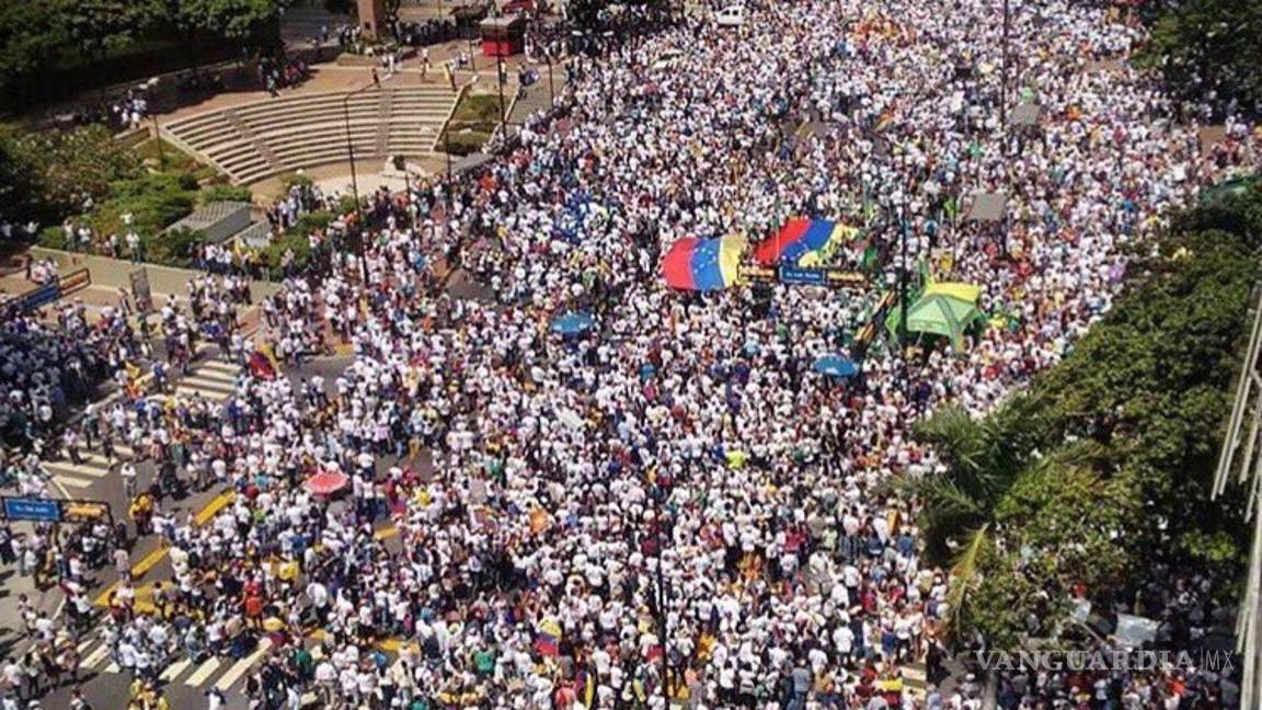 $!Fotos de la impresionante marcha en Caracas contra Maduro