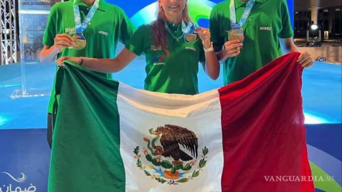 Coahuilenses lucen en el Campeonato Mundial de Triatlón