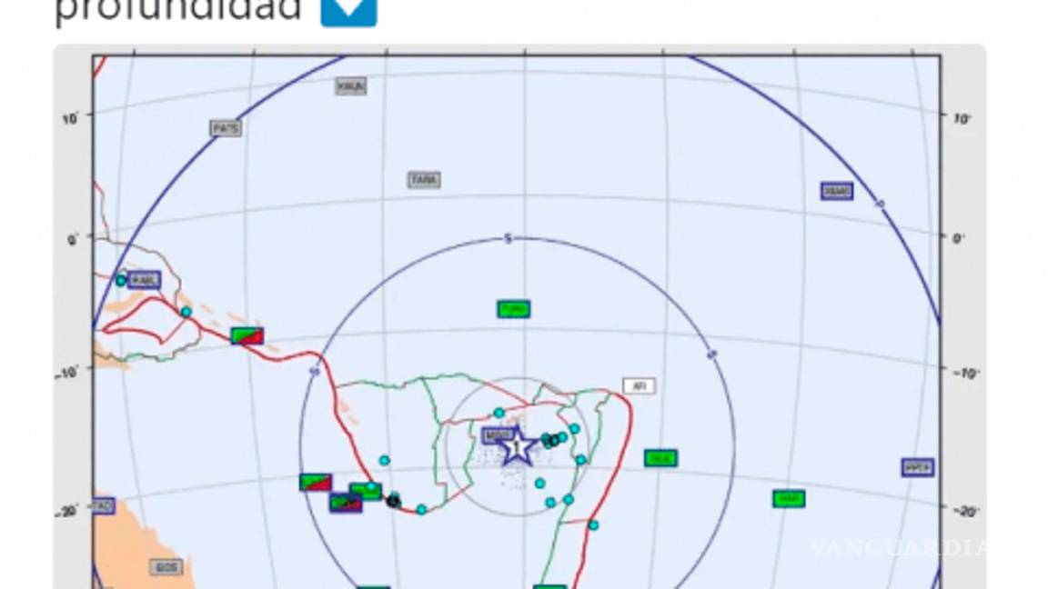 $!Terremoto de 8.1 grados golpea las islas Fiji; podría provocar un tsunami