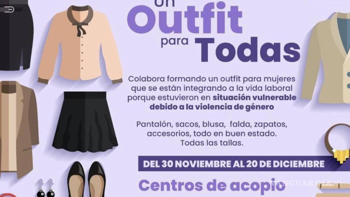 Lanzan campaña ‘Un outfit para todas’, en apoyo a mujeres en situación vulnerable