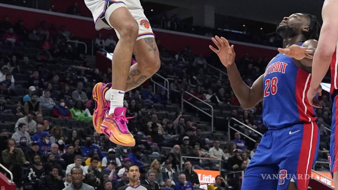 Knicks saca un triunfo de alarido en Detroit
