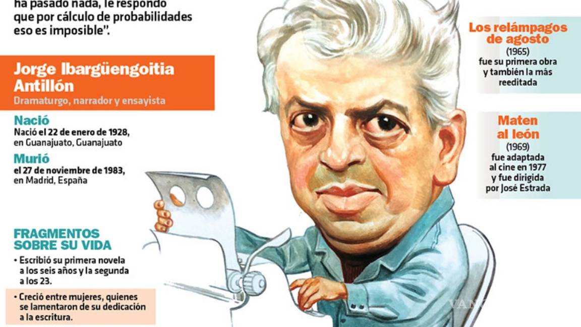 $!Retrató Jorge Ibargüengoitia con humor e ironía a la sociedad mexicana