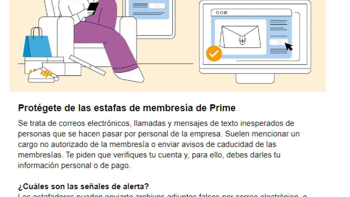 $!Alerta Amazon por estafas en Prime y brinda recomendaciones para usuarios