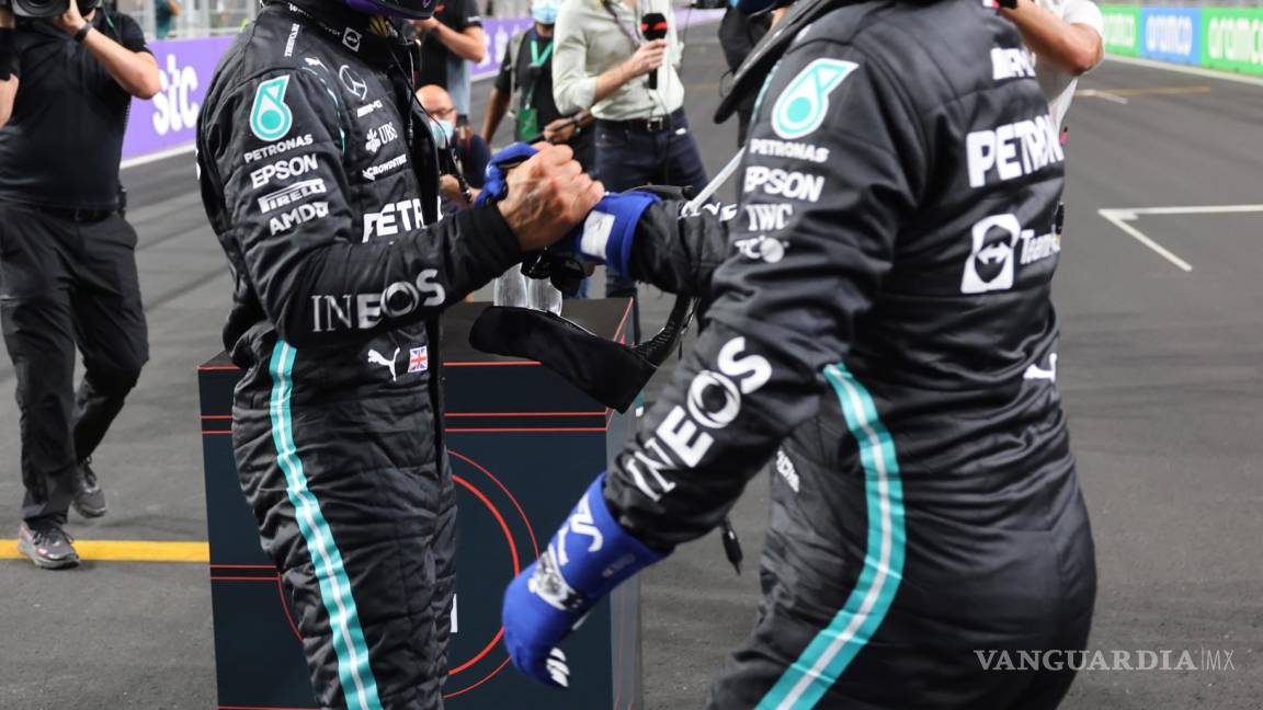 $!Los dos Mercedes (Bottas y Hamilton) ocuparán 1-2. Mientras que Red Bull será 3-5