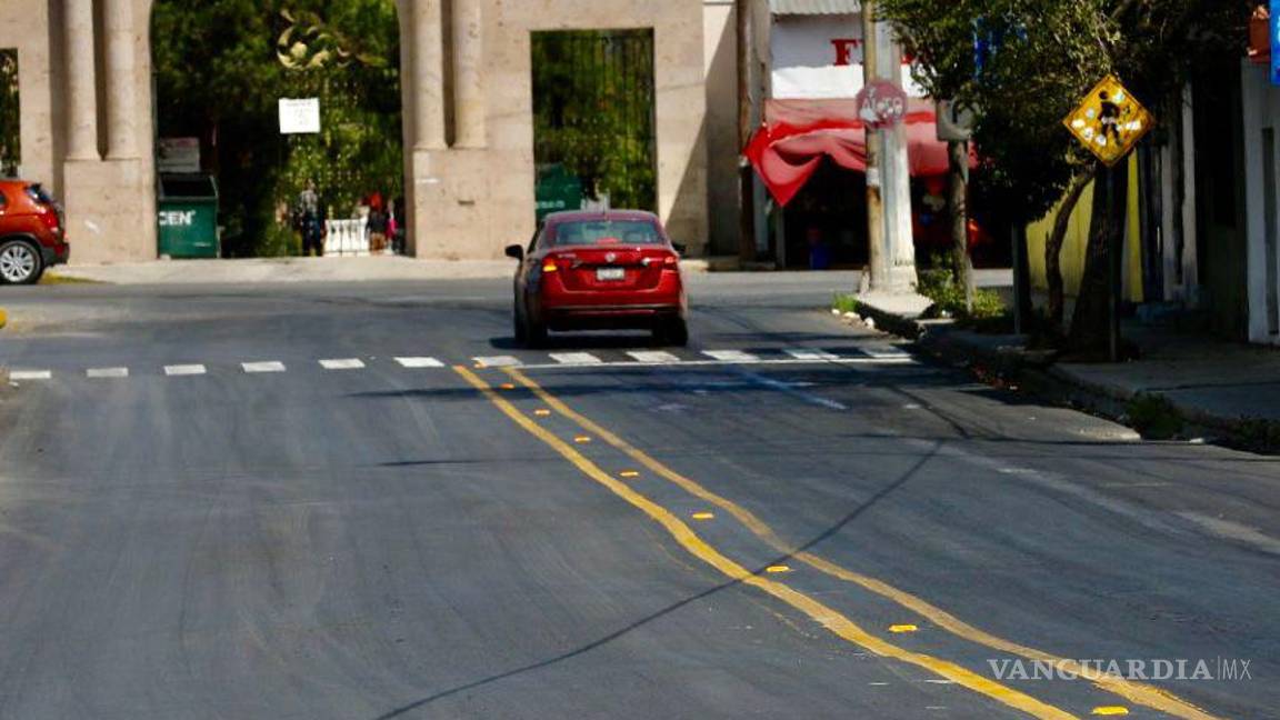 $!La calzada Luis Echeverría cruce con la calzada Madero se ve renovada.