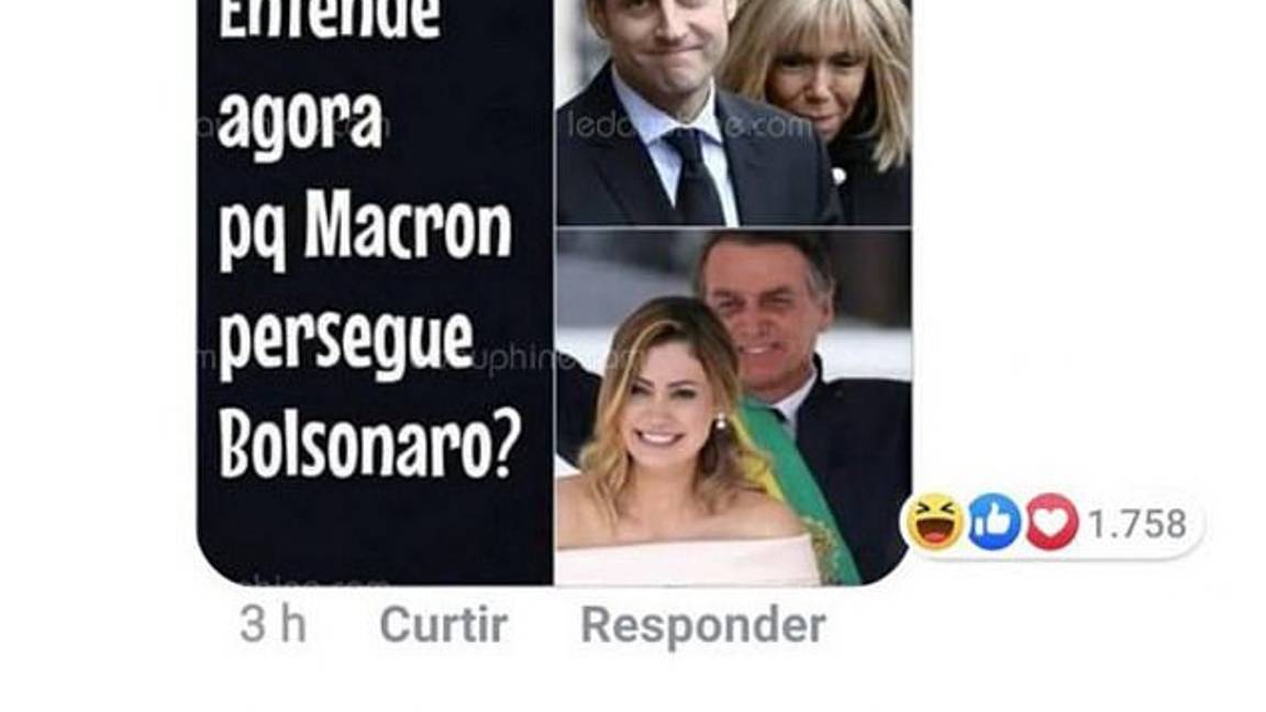 $!Furioso Emmanuel Macron critica a Bolsonaro por insultar a la esposa del mandatario francés