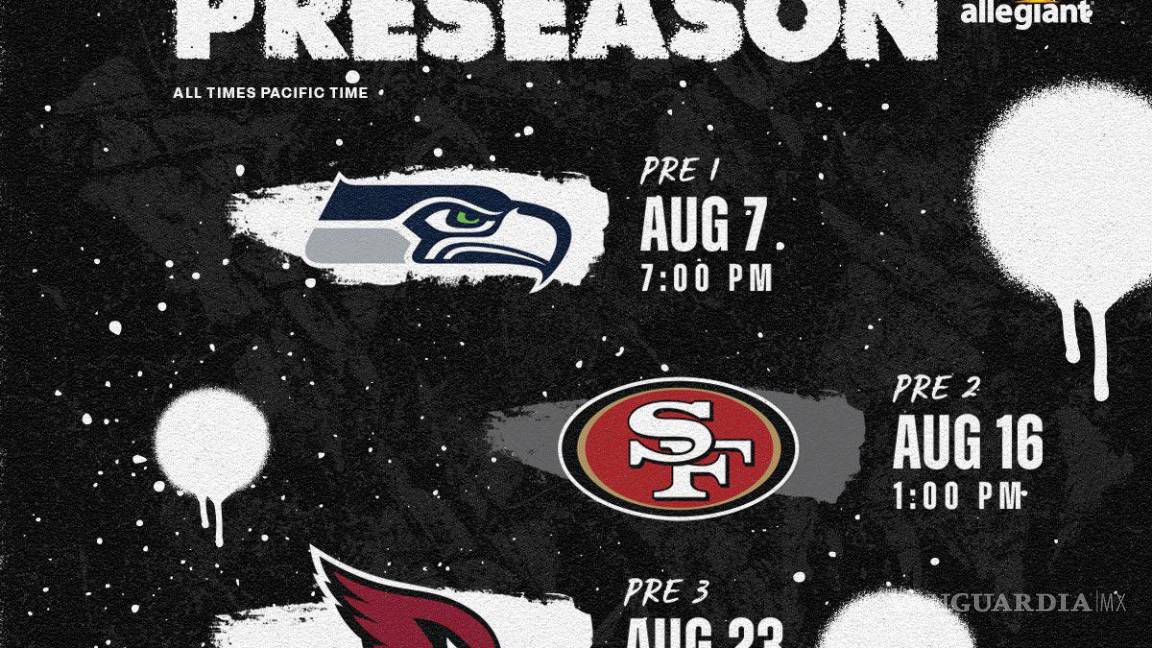 $!Así les irá a los Raiders en esta Pretemporada, con su calendario de juegos.