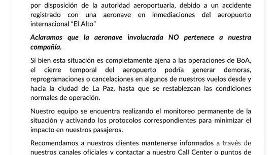 $!Avión militar de carga se estrella en El Alto, Bolivia; hay al menos 15 muertos y 6 heridos