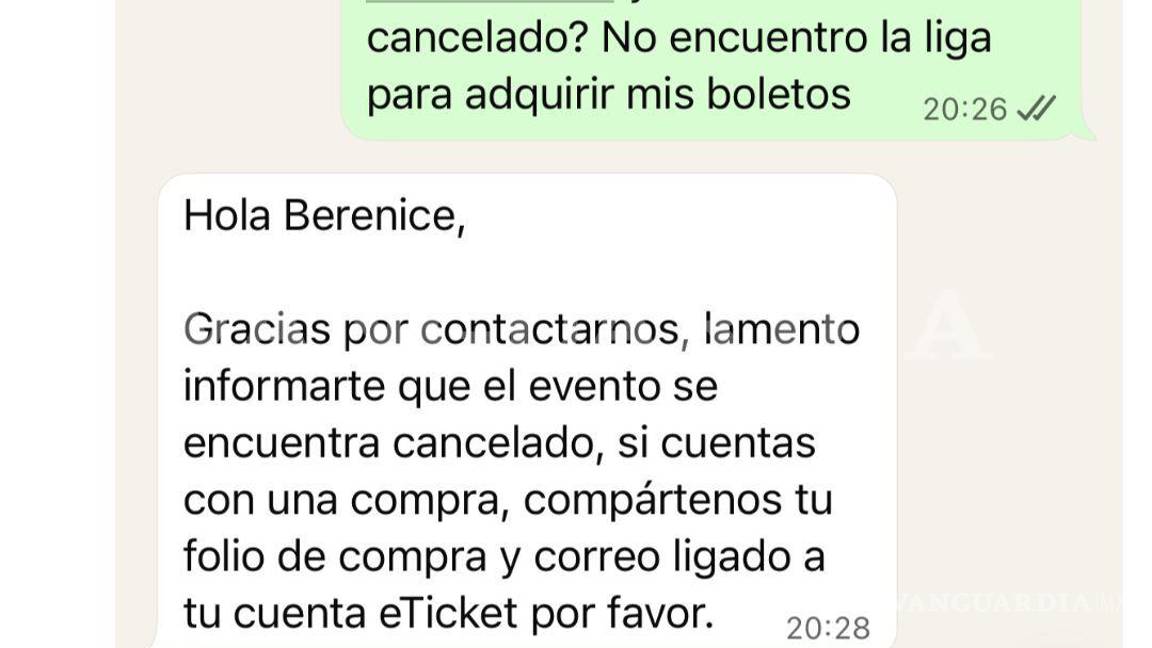 $!La boletera fue la que confirmó la sospecha, el concierto fue cancelado.