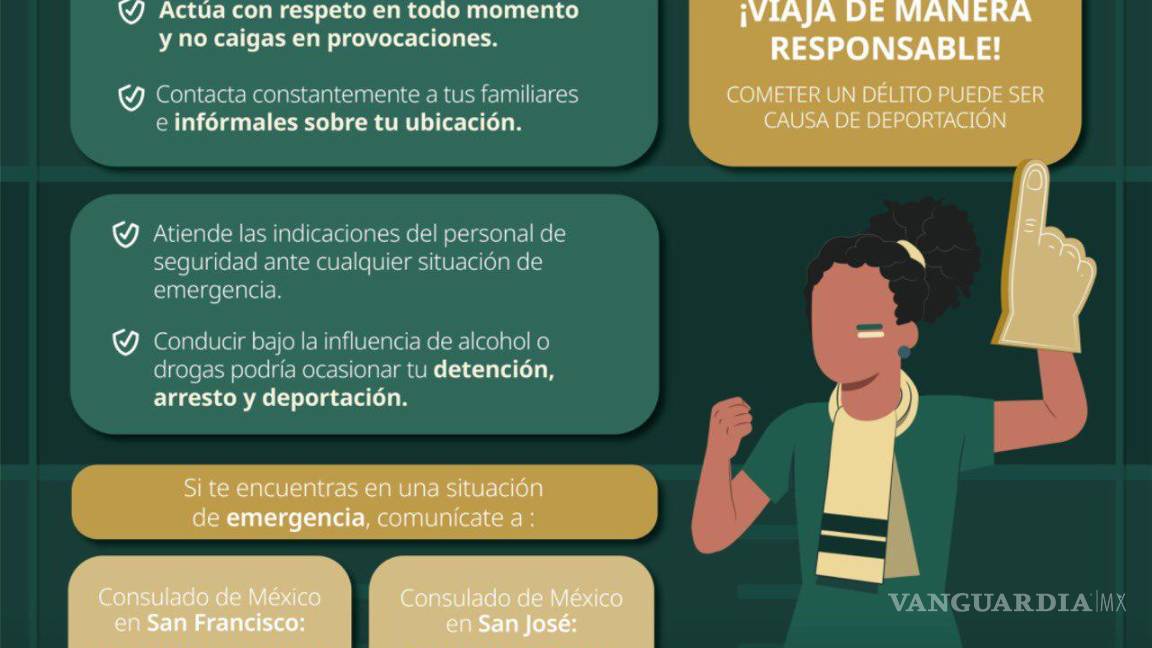 $!Consulado de México emite medidas de seguridad a connacionales por el Super Bowl