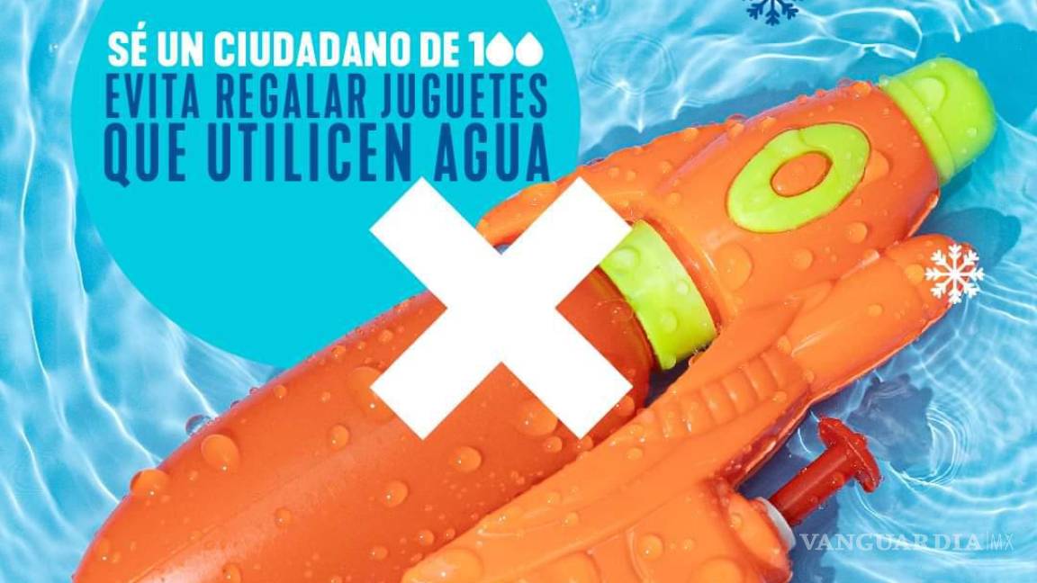 Ante crisis de agua Municipio de Nuevo León recomienda no regalar juguetes acuáticos