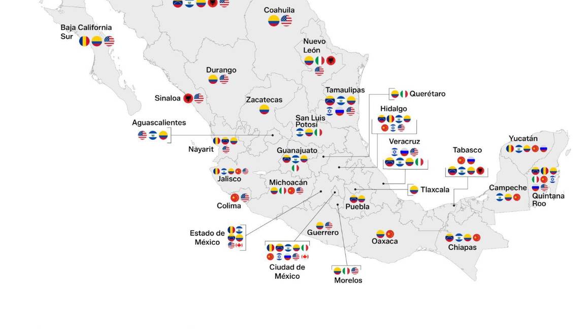 $!En el norte, como Coahuila y Nuevo León, crece el riesgo por la convergencia criminal.