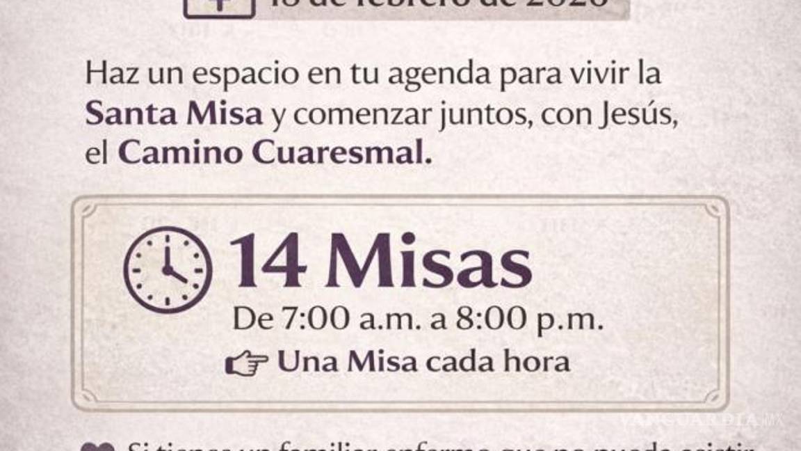 $!Diócesis de Saltillo presenta su programa para la Semana Santa