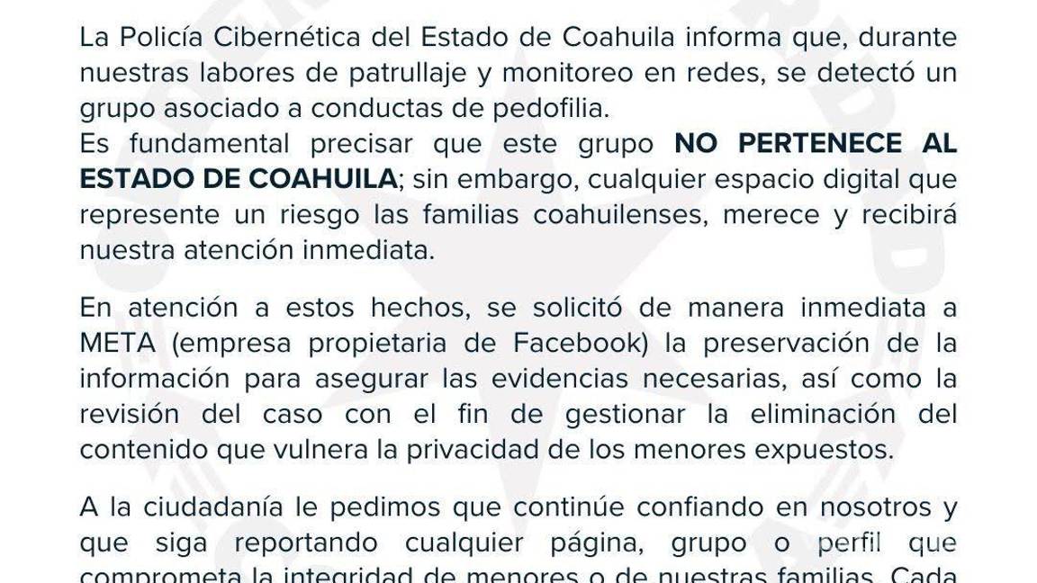 $!La Policía Cibernética de Coahuila mantiene patrullajes digitales para detectar contenido que ponga en riesgo a menores.
