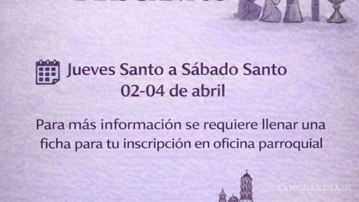 $!Diócesis de Saltillo presenta su programa para la Semana Santa