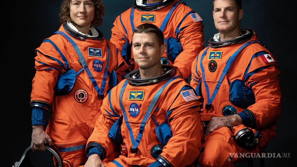 $!Los astronautas cuatro de la misión Artemis II. La NASA informó su intensión de poder adelantar el lanzamiento de la misión para el mes de febrero de 2026.