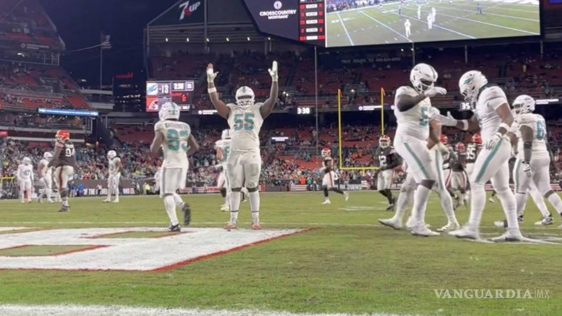 Arriba la esperanza: lidera Tyler Huntley a los Dolphins en triunfo sobre Cleveland Browns