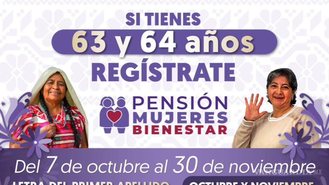 $!Pensión Mujeres Bienestar: ¿Quiénes realizan su registro del 6 al 9 de noviembre para recibir 3 mil pesos bimestrales?