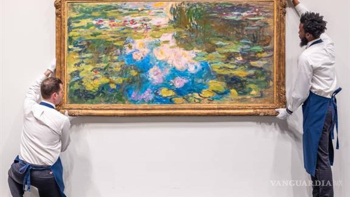 Pagan 70.3 mdd por el cuadro Le Bassin aux nymphéas de Claude Monet