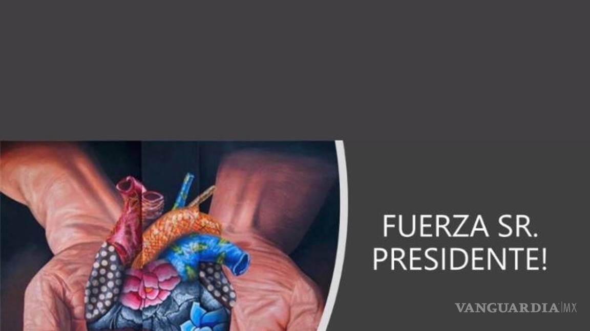 $!'Fuerza Sr. Presidente'... el mensaje de aliento de Beatriz Gutiérrez para AMLO
