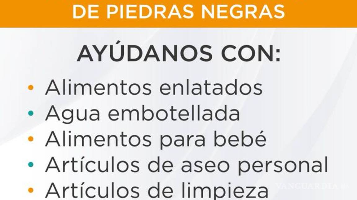 $!Protección Civil Monclova abre centro de acopio en apoyo de damnificados de Piedras Negras