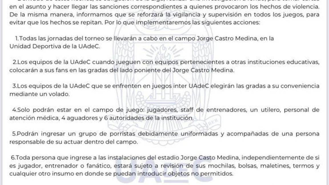 $!Universidades condenan la violencia en el deporte: UAdeC y la Universidad Carolina toman medidas tras riña