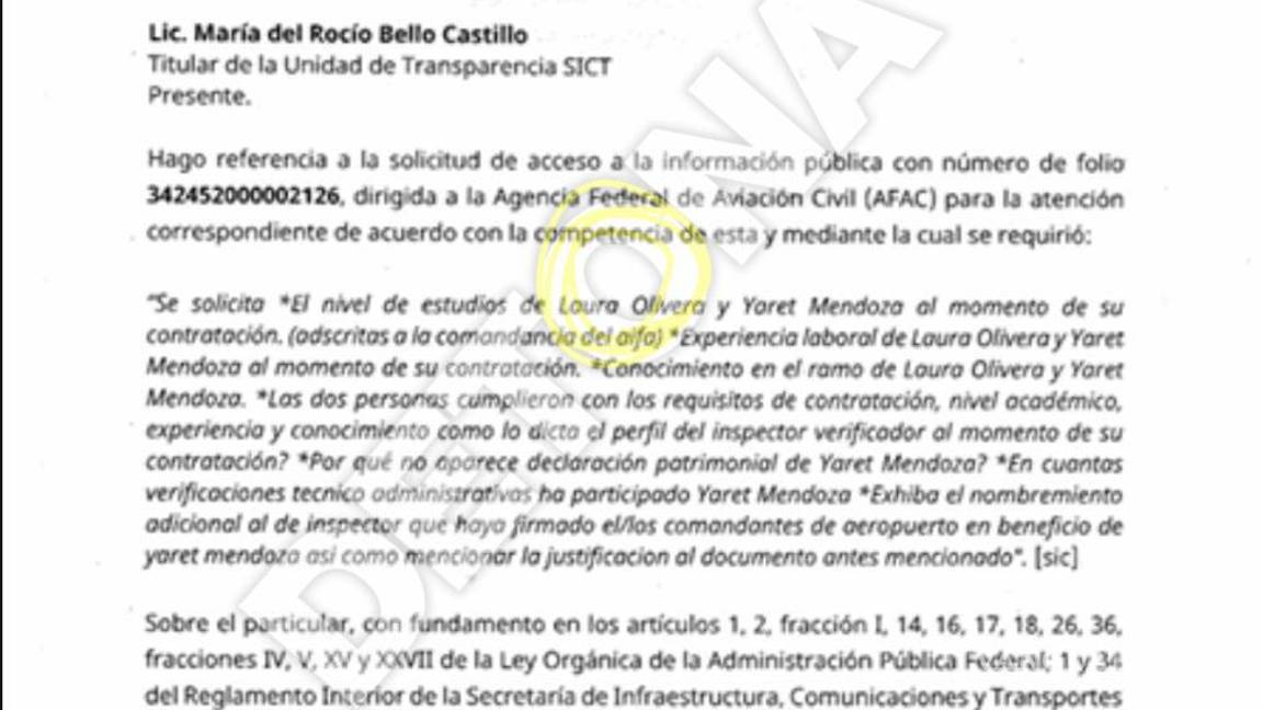 $!Comunicado de prensa de la Secretaría del Transporte.