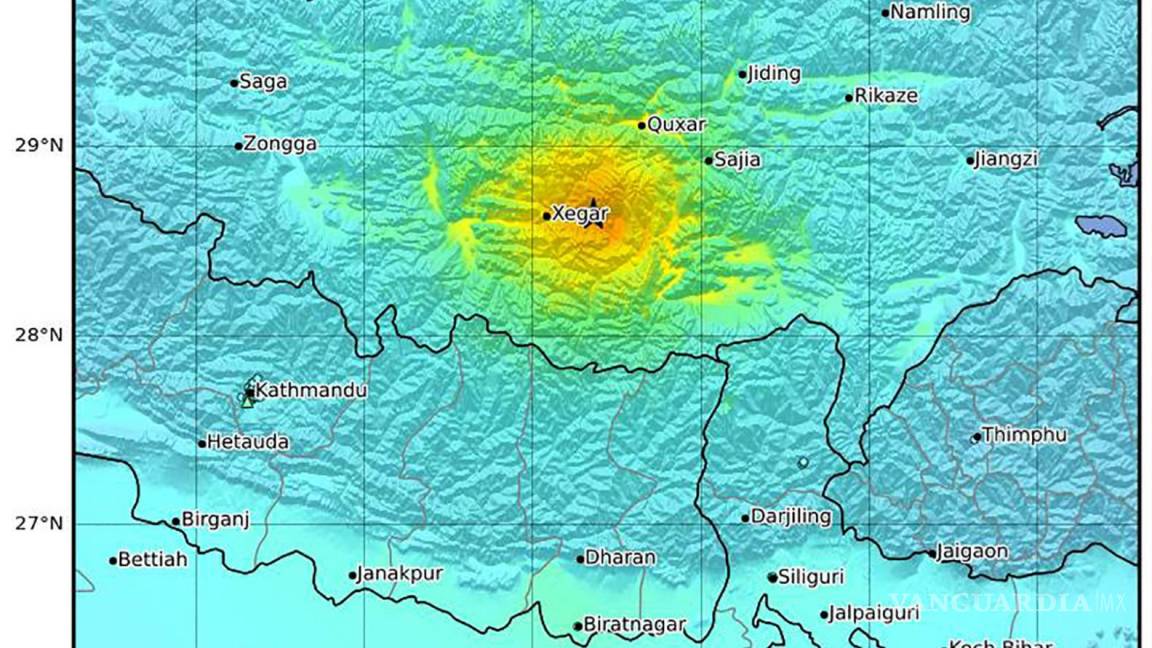 Deja sismo en China al menos 36 muertos y 38 heridos en la región del Tíbet