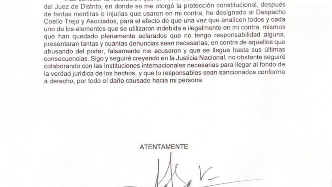 $!Advierte García Cabeza de Vaca que denunciará a quienes lo acusaron ‘falsamente’