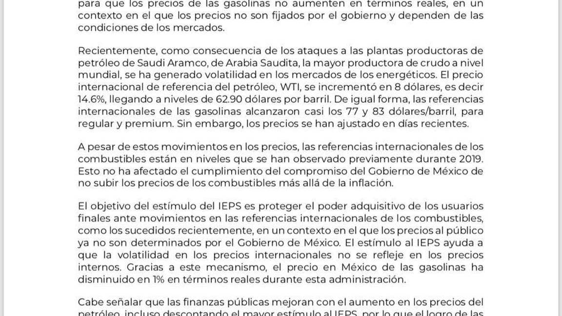 $!Gasolina no subirá de precio pese a alza del petróleo, afirma AMLO