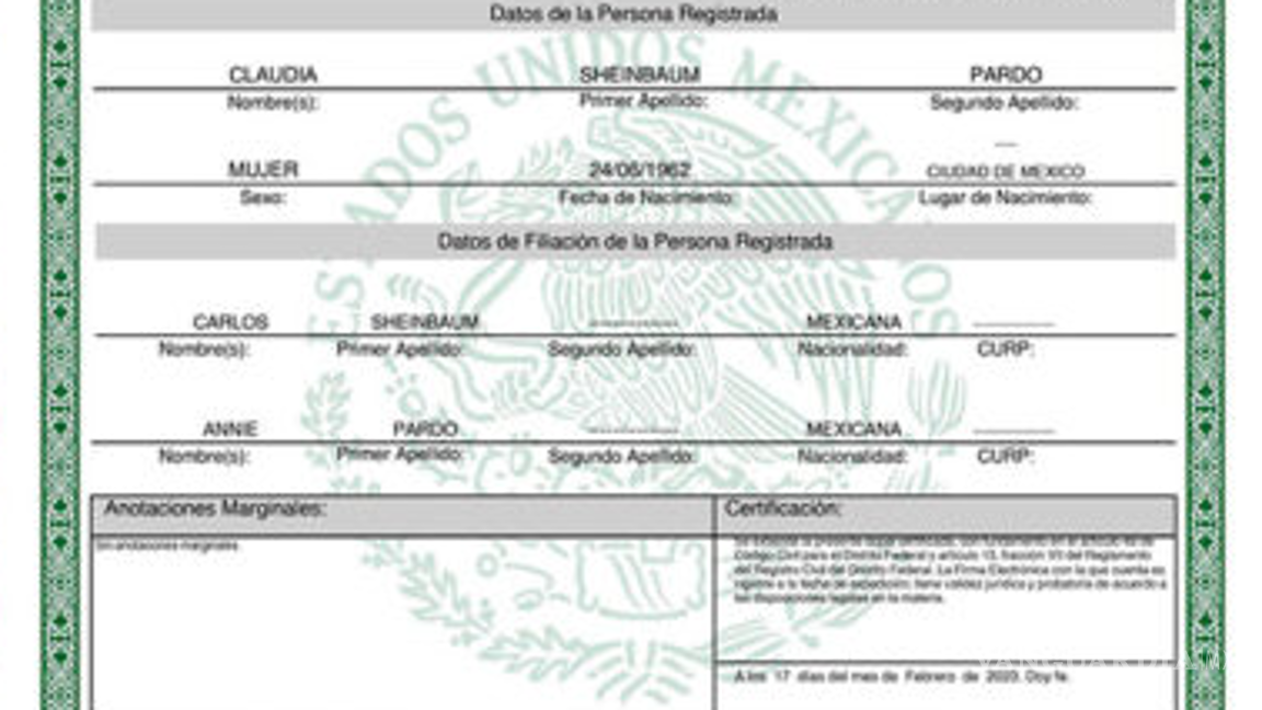 $!¿Sheinbaum no es mexicana?; la verdad sobre el origen de la candidata de la 4T