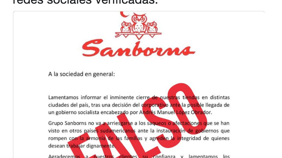 $!Lala y Sanborns no se han pronunciado sobre AMLO