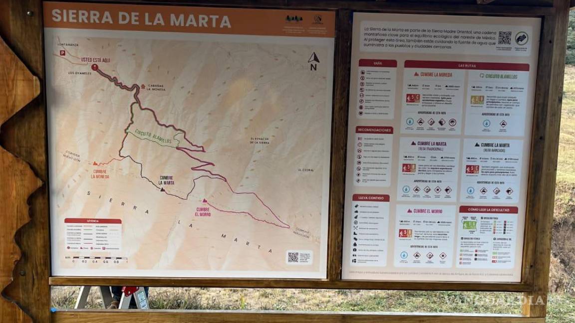 ¡Atención senderistas! Trazan nueva ruta para la Sierra de La Marta en Arteaga