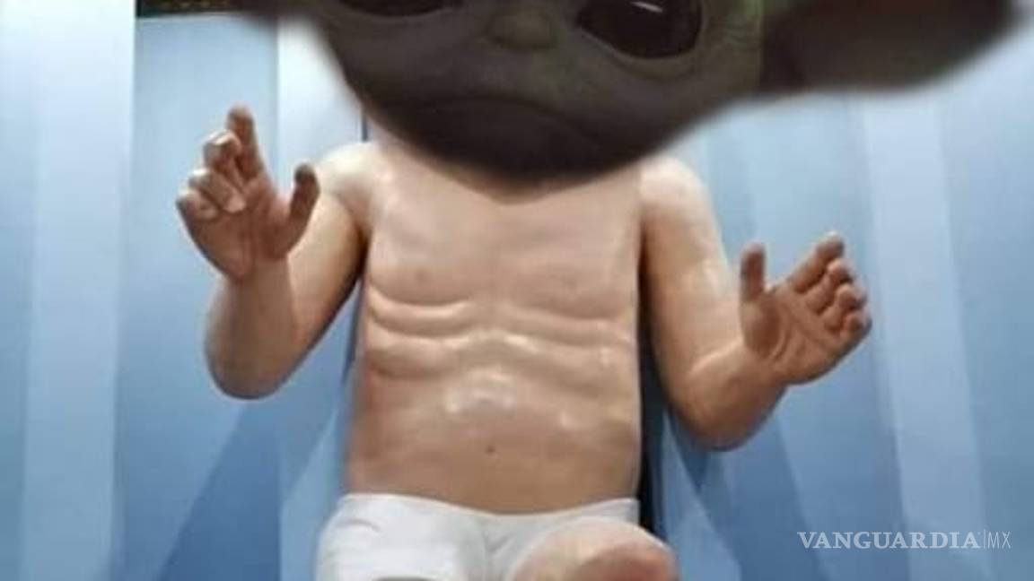 $!¿Ahora será el pasote perrón? Crean un Niño Dios gigante en Zacatecas y desata una ola de memes