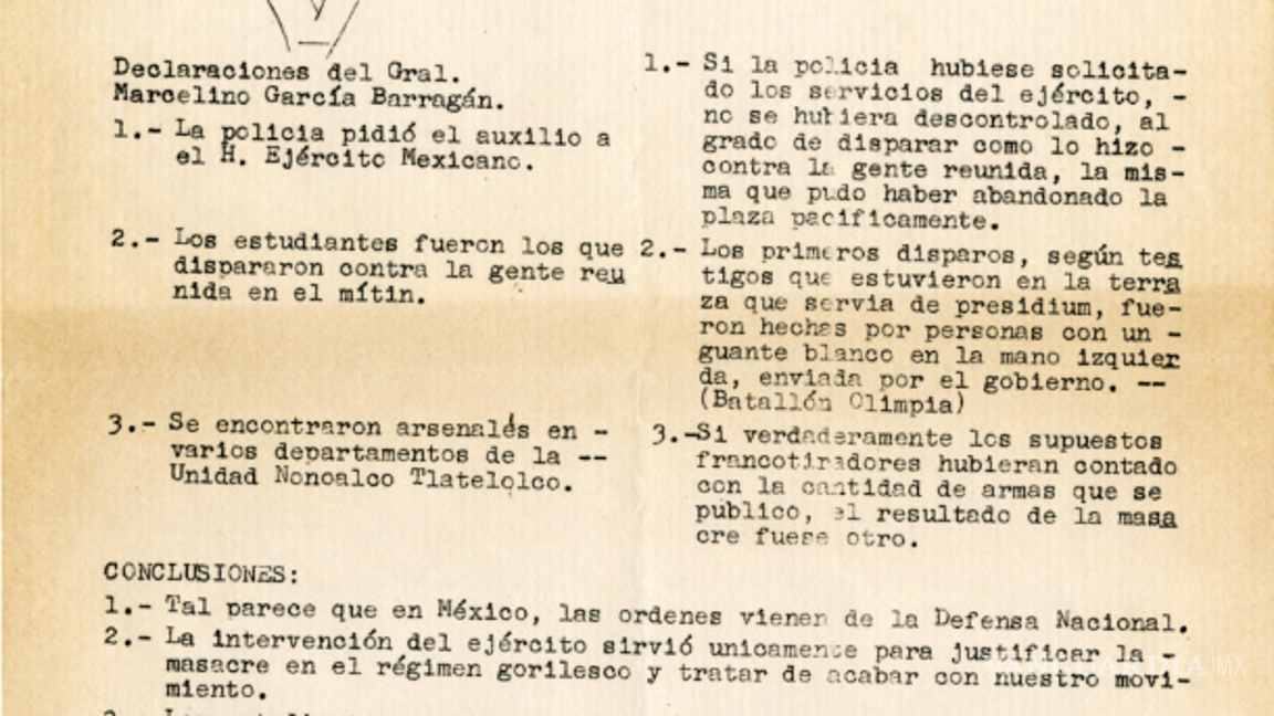 $!Declaraciones del Gral. Marcelino García Barragán
