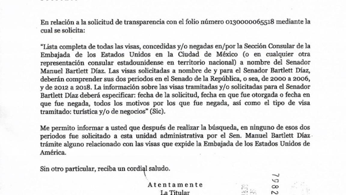 $!¿Tiene Bartlett problemas para ir a EU por el caso Camarena? DEA dice que sí, la SRE cierra archivos