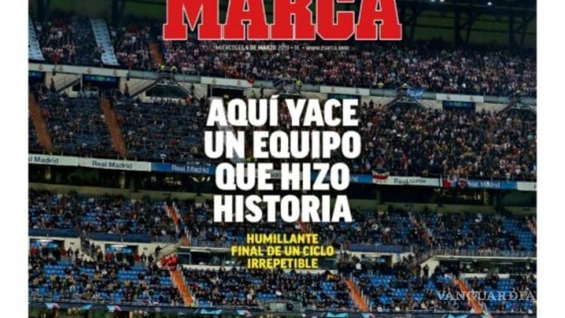 $!Así acribillaron los medios en España al Real Madrid (fotos)