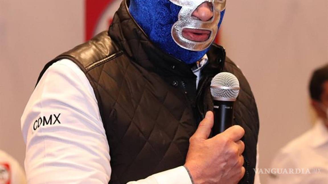 De ganar la alcaldía de la CDMX, Blue Demon no se quitaría su máscara