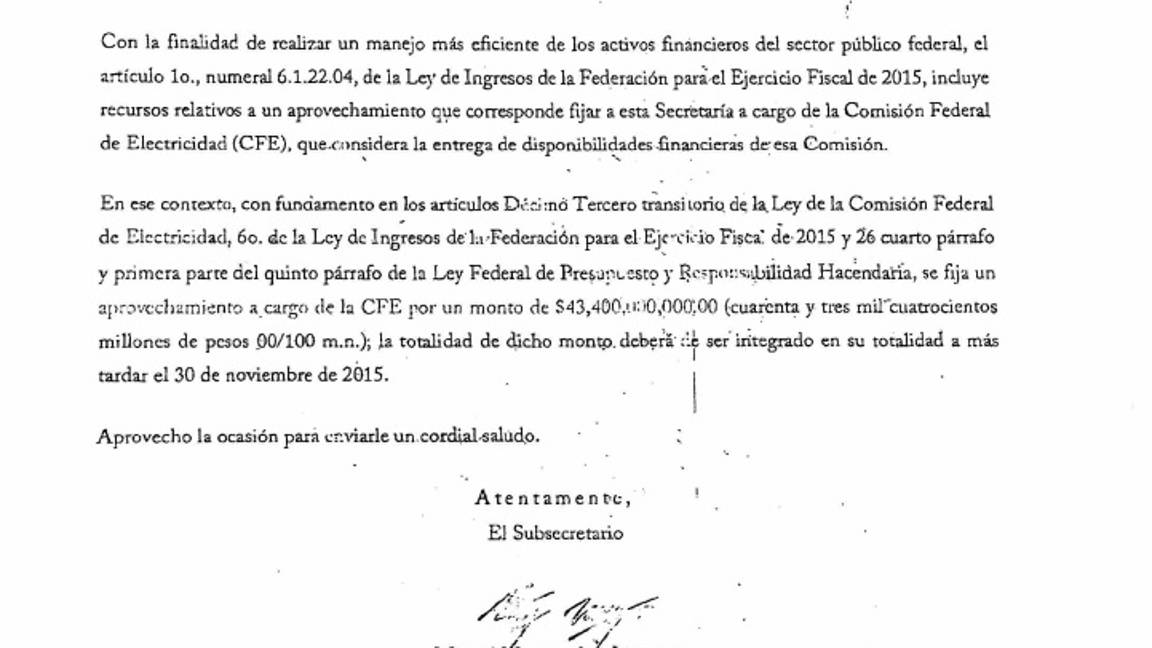 $!El gobierno tomó en secreto 240 mil mdp del patrimonio de Pemex y CFE
