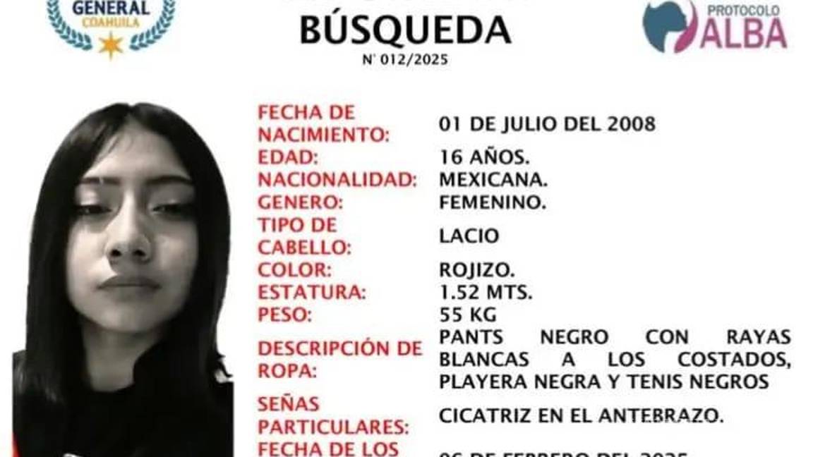 Buscan a Vanessa Yailin, jovencita que ya no llegó a casa