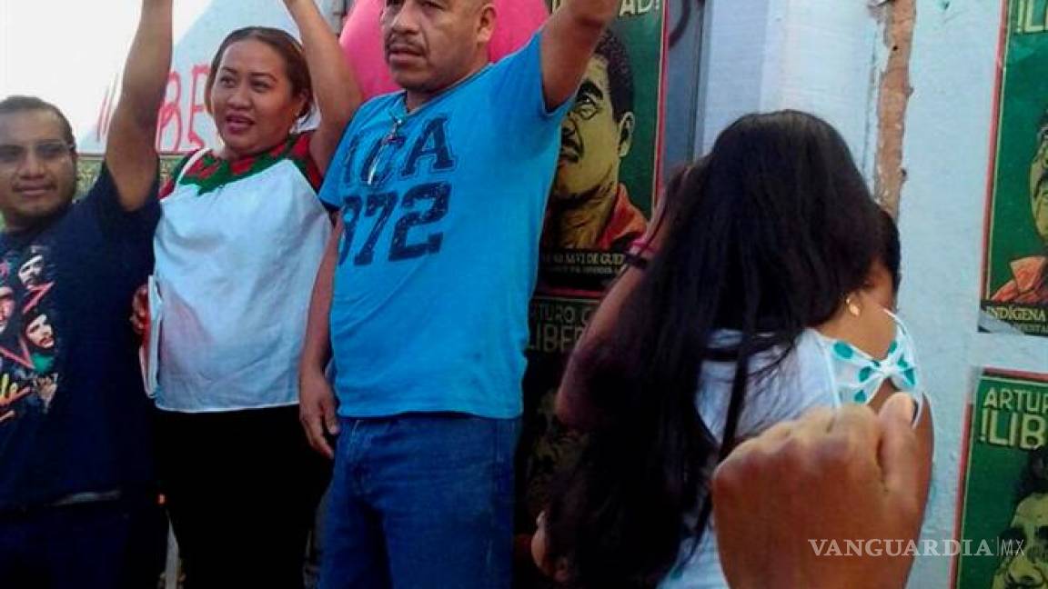 Liberan en México a líder indígena y activista Arturo Campos detenido en 2013
