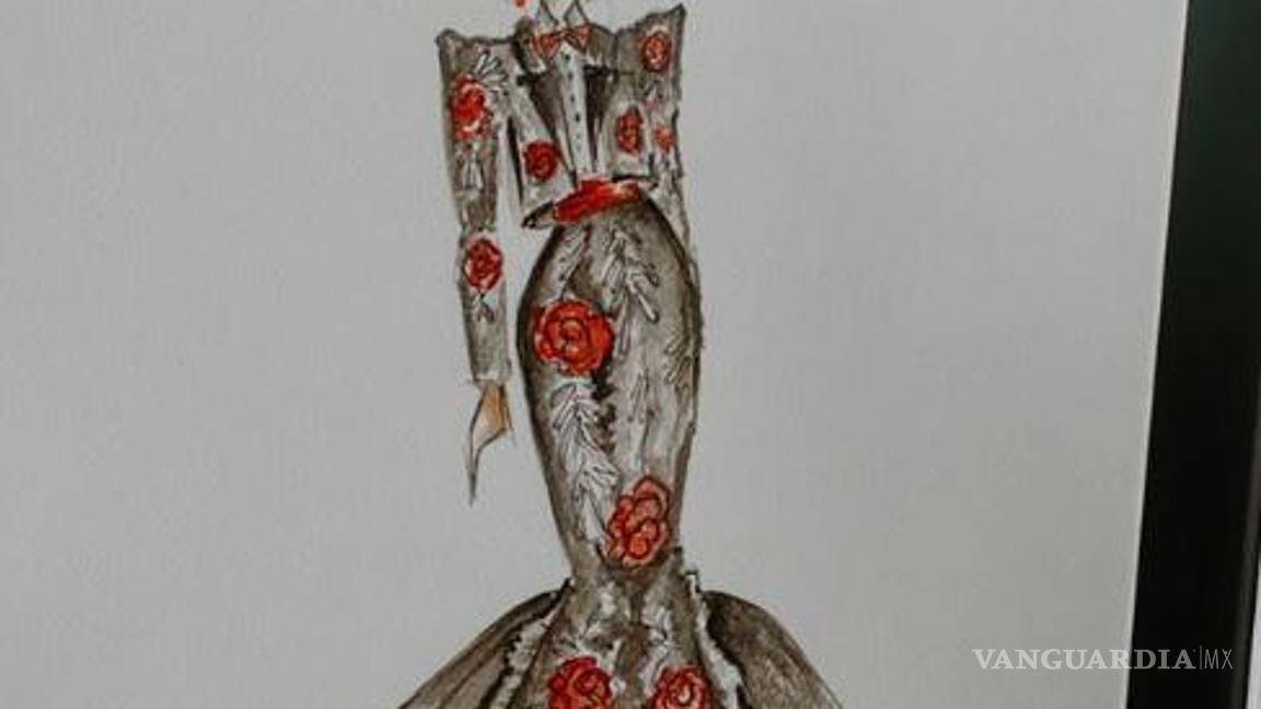 $!La ceremonia contó con la presencia de bocetos y el vestido en tamaño real.