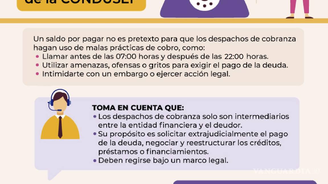 $!Condusef: ¿Despachos de cobranza no dejan de llamarte? Así puedes hacer para que los bancos paren de buscarte